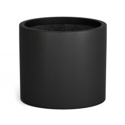Gendt, virágcserép, fiberstone, beltér/ kültér M (Ø 25,4 cm) | Fekete